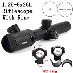 Visionking-Lunette de visée étanche -** 1.25-5X26  11mm Low Ring - LIVRAISON GRATUITE !!