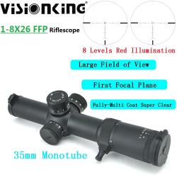 Visionking optique 35mm portée 1-8x26 premier plan focal 1/10 MIL LIVRAISON GRATUITE !!