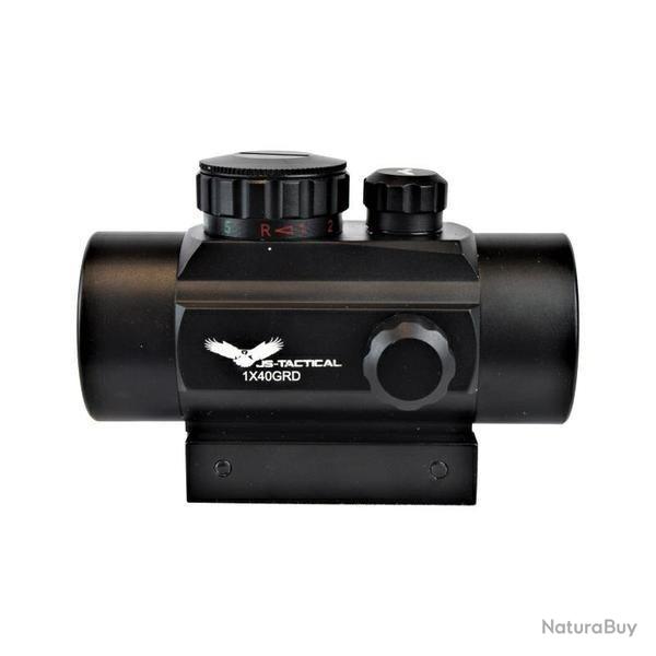 Point Rouge / Vert 40mm Noir (JS Tactical)