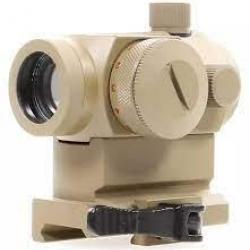 Micro T1 Red Dot Haut QD Mount Desert w/ montage Bas (Delta Tactics)
