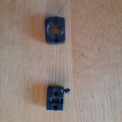 Embase montage pivotant pour remington 7600, 7400, 750