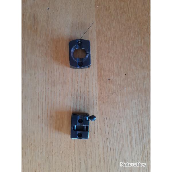 Embase montage pivotant pour remington 7600, 7400, 750