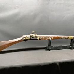 RARE MOUSQUET OTTOMAN DU XVIII ET XIX°, FUSIL SILEX, FABRICATION ALGERIENNE, MOUKHALA, TUFEK, JEZAIL