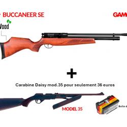 Vente flash ! Carabine à plomb PCP BSA BUCCANNER SE Cal. 4.5 mm - 19.9J + Carabine Daisy Mod. 35