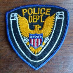 Patch police département américain