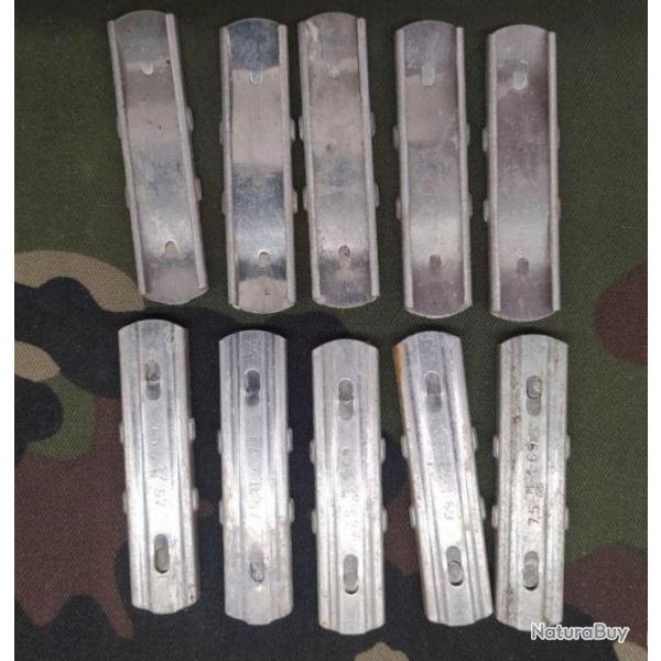 Lot de 5 clips MAS  pour cartouche 7.5 x 54 MAS 36 1 choix