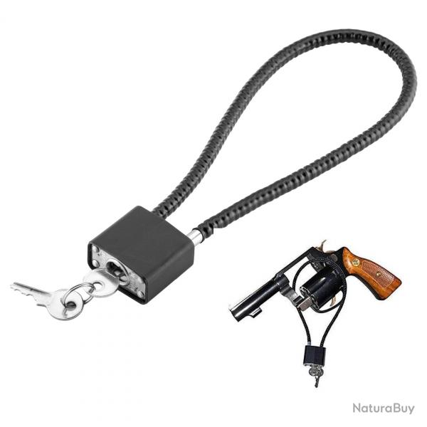 VERROU POUR ARMES DE POING ET D'PAULE - NOIR - 38cm - LIVRAISON GRATUITE