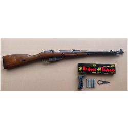 Mosin nagant + accessoires + 160 munitions