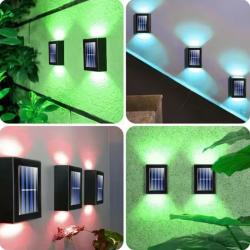ENCHERE....Applique SOLAIRE LED Multicolor