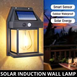 TOP ENCHERE Applique Murale SOLAIRE en Tungstène avec Capteur de Mouvement,
