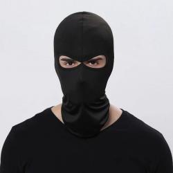 CAGOULE AIRSOFT DEUX TROUS - NOIRE - LIVRAISON GRATUITE