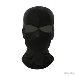 CAGOULE DEUX TROUS - NOIRE - LIVRAISON GRATUITE