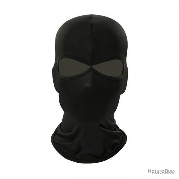 CAGOULE DEUX TROUS - NOIRE - LIVRAISON GRATUITE