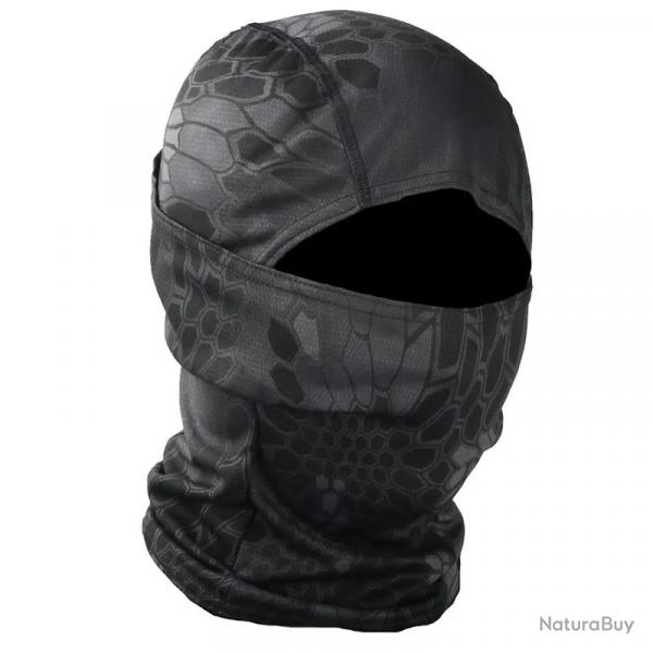 CAGOULE TACTIQUE 3-en-1 CAMOUFLAGE - PYTHON NOIR - LIVRAISON GRATUITE