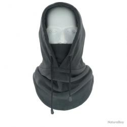 CAGOULE EN POLAIRE 3-en-1 - GRISE - LIVRAISON GRATUITE