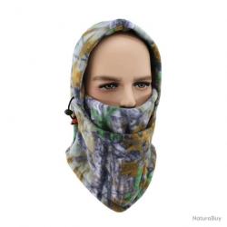 CAGOULE EN POLAIRE 6-en-1 - CAMO FORÊT HIVER 2 - LIVRAISON GRATUITE