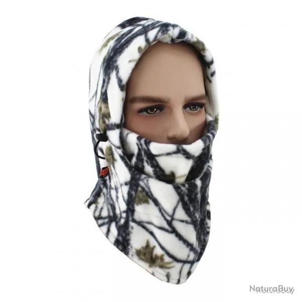 CAGOULE EN POLAIRE 6-en-1 - CAMO HIVER 2 - LIVRAISON GRATUITE