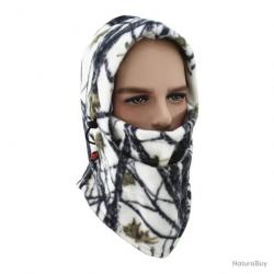 CAGOULE EN POLAIRE 6-en-1 - CAMO HIVER 2 - LIVRAISON GRATUITE