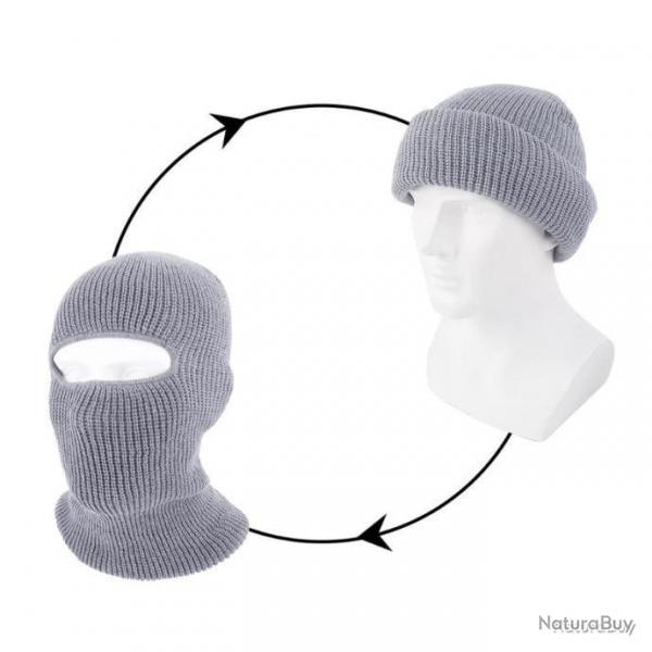 CAGOULE BONNET 2-en-1 - GRISE - LIVRAISON GRATUITE