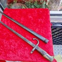 Baïonnette fusil gras 1874 avec marquages
