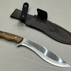 Couteau Forgé bolo 33cm- Acier X46Cr13 enchère