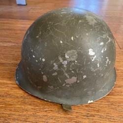 Casque lourd américain complet, période WWII Vietnam