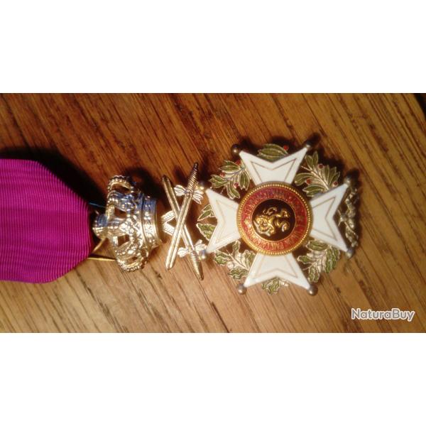mdaille chevalier de l'ordre de Lopold