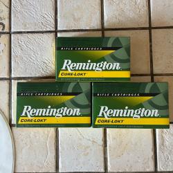 50 balles 280 Remington Core-Lokt SP 165gr