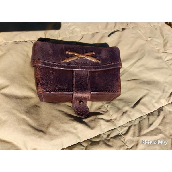Superbe cartouchire de cannonier poque Napolon servant canon superbe etat
