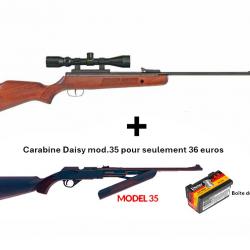Vente flash ! Carabine BSA SUPERSPORT SE GRT Cal. 5.5 mm + Lunette 3-9  x40WR + Carabine Daisy 35