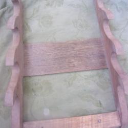 ratelier/porte-fusils en bois hauteur 52 cm