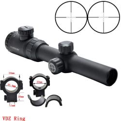 Visionking-Lunette de chasse point Mil illuminé-**1.25-5x26  11mm low rings