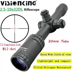 Visionking-Lunette de chasse point Mil illuminé-**2.5-10x32 Sight LIVRAISON GRATUITE !!
