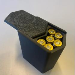 Boîtier de Rangement Munitions .308 winchester - 12 Coups avec Couvercle Coulissant