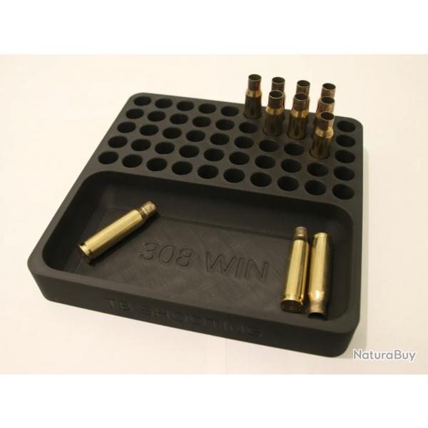 Plateau de Rechargement - 50 Coups | Calibre .308 Winchester | Prcision & Organisation