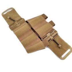 Bande élastique gilet tactique FCSK universelle - Marron (B)
