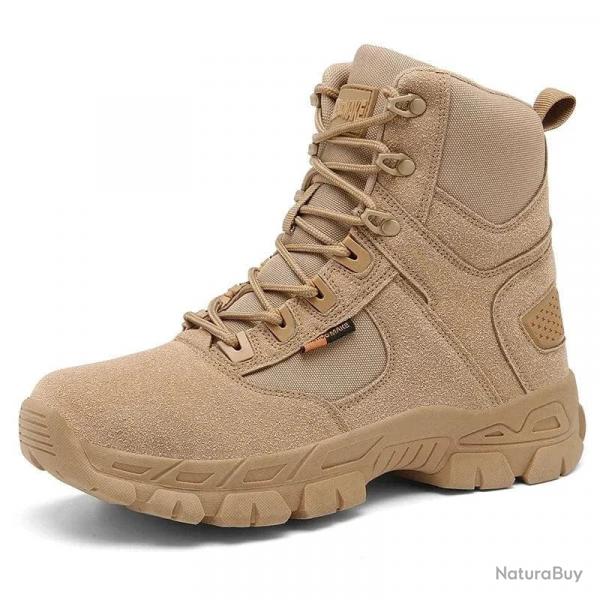 Bottes tactiques Iron Trail AS33 impermables - Marron clair / 46