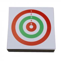 Cibles papier carré 14x14cm WF Tactical 100pcs - Type 4