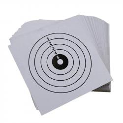 Cibles papier carré 14x14cm WF Tactical 100pcs - Type 3