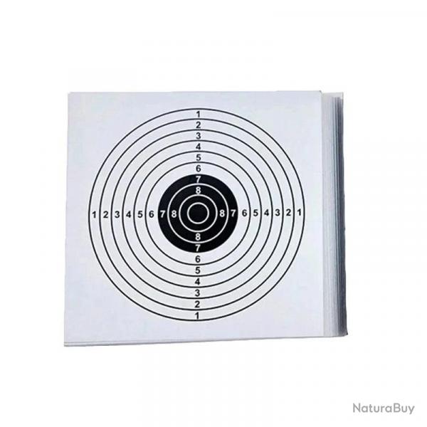 Cibles papier carr 14x14cm WF Tactical 100pcs - Type 2