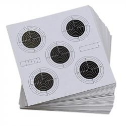 Cibles papier carré 14x14cm WF Tactical 100pcs - Type 5