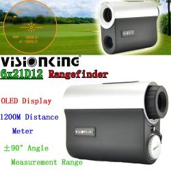 Visionking Portable 6x21 OLED Laser Télémètre Haute Précision De Poche 1200M  LIVRAISON GRATUITE