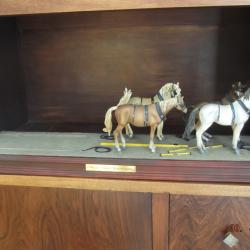 miniature train de chevaux de diligence franklin mint