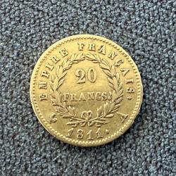 Pièce 20 francs or 1811 - Napoléon Ier - tête Laurée - Bonaparte
