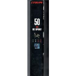 50 ans de sport l'équipe 1946-1995 coffret 2 livres sous emboitage