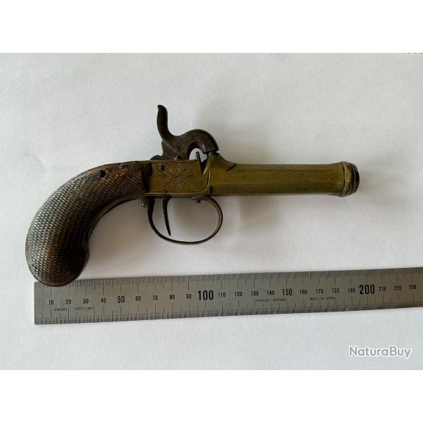 Pistolet  percussion belge en bon tat