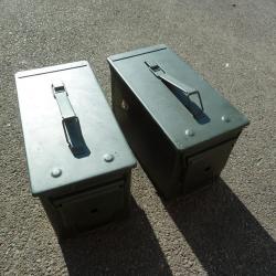 boite métal - lot complet : x2 kit verrou + x2 caisses a munition