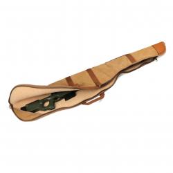HOUSSE POUR CARABINE EN CUIR ET TOILE - REMBOURRÉE - 135cm - LIVRAISON GRATUITE