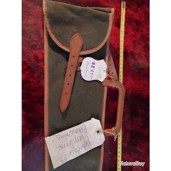 Ancien tui F.A.C Tours 1975 pour  carabine Browning Trombone 22 .