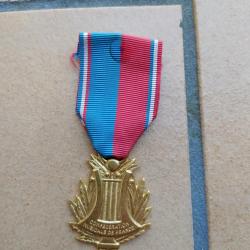 MEDAILLE CONFEDERATION MUSICAL DE FRANCE   COULEUR OR